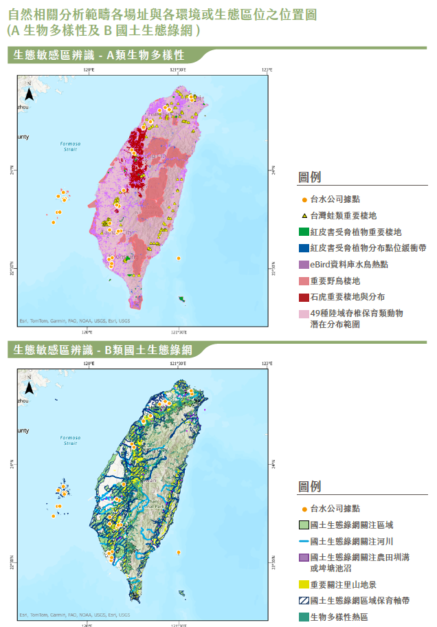 自然相關環境與生態區位分析圖