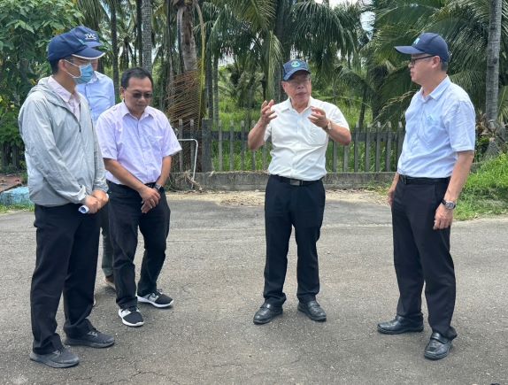 李董事長指示七區處災後應辦事項。
