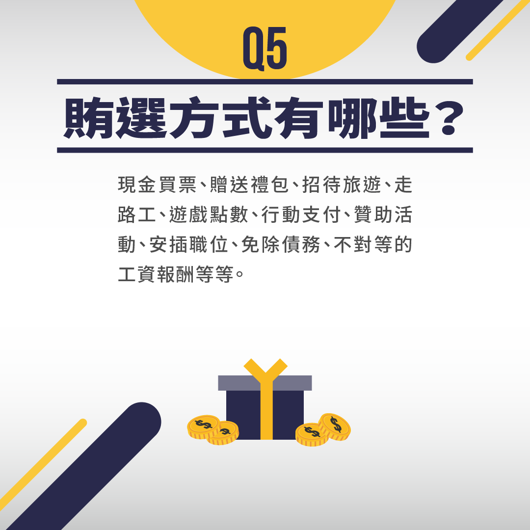 賄選方式有哪些?