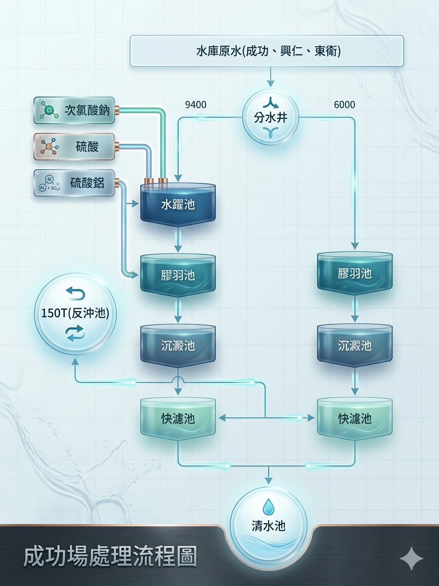 成功場處理流程圖