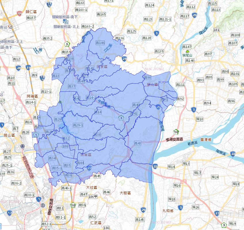 停水區域圖