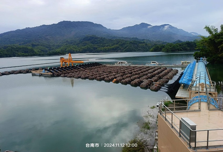 南化水庫現況。