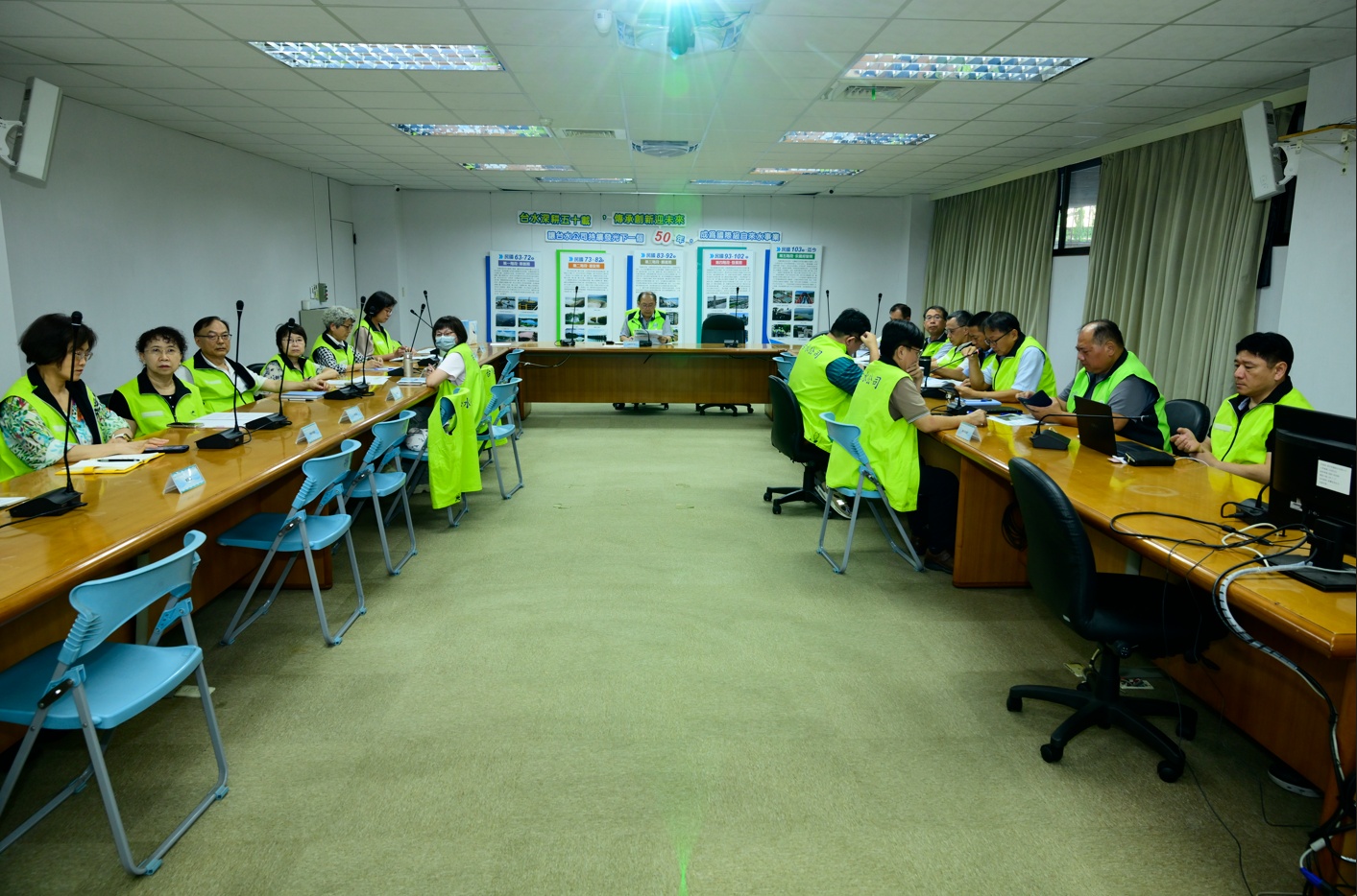 台水公司召開「薔琵颱風緊急應變第一次工作會議」視訊會議，全面檢視各項防颱整備及應變措施