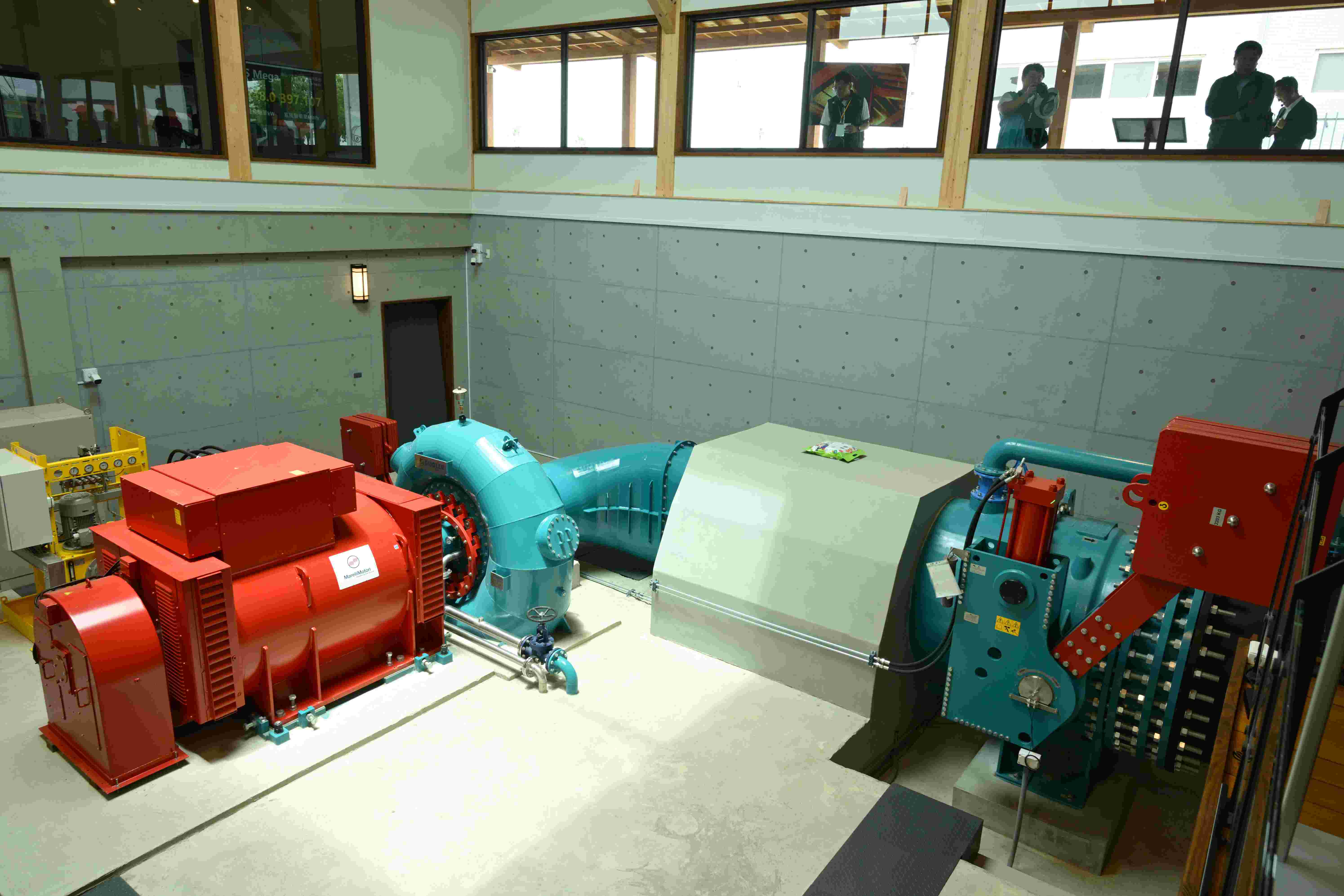 台水公司建置小水力發電系統 持續將供水場域轉化為綠能發展的重要基地-湖山淨水場之小水力發電廠.jpg