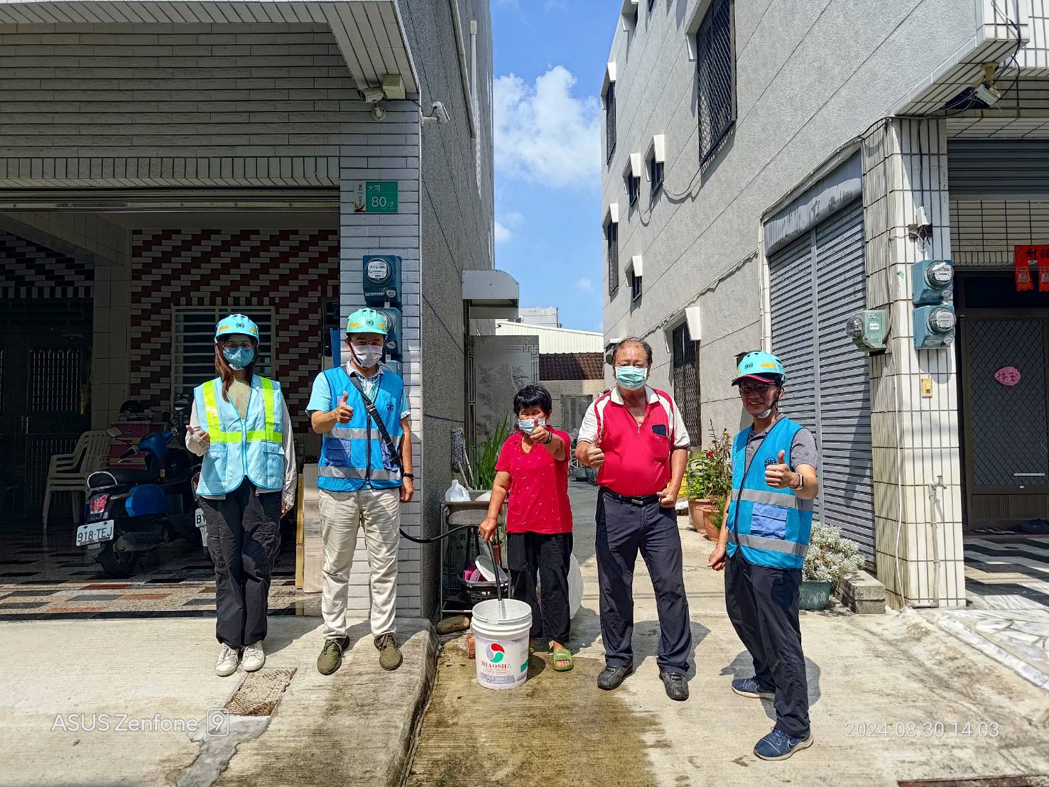 台水斥資1千9百萬，汰換安定區嘉同社區自來水管線，深獲當地里長及民眾肯定。