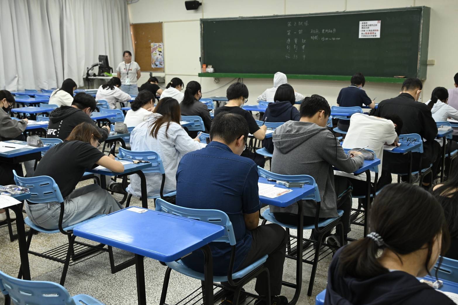 台水評價職位人員筆試今登場 平均錄取率14.32%-考場情形