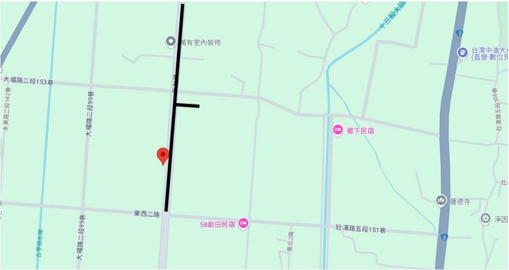 宜蘭縣壯圍鄉大福路一段等汰換管線_施工範圍示意圖