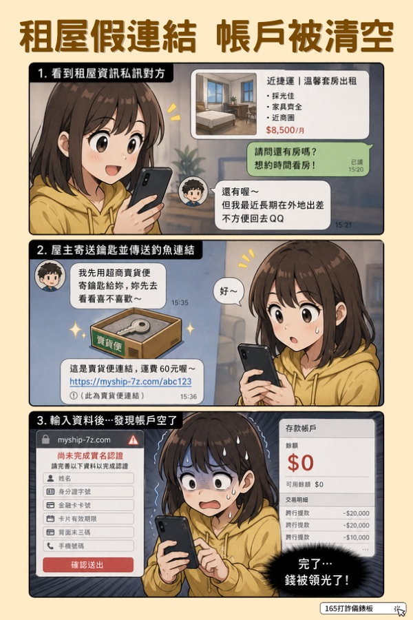 11505租屋假連結 帳戶被清空.png
