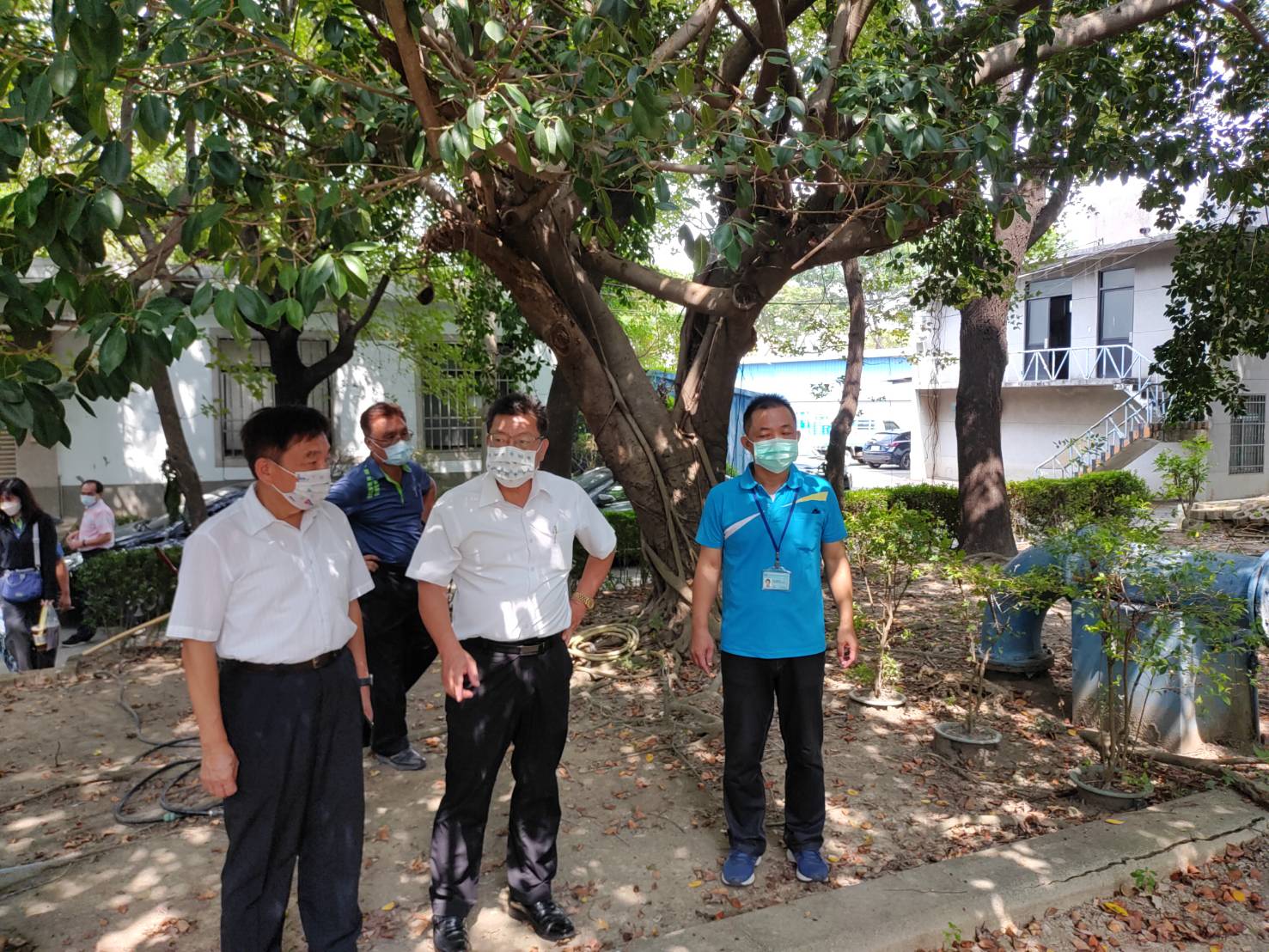 李總經理、邱處長視察岡山所