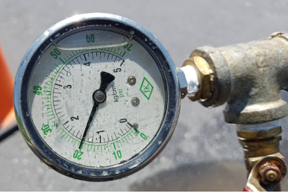 4.供水區內調控後水壓量測(1.4公斤每平方公分)