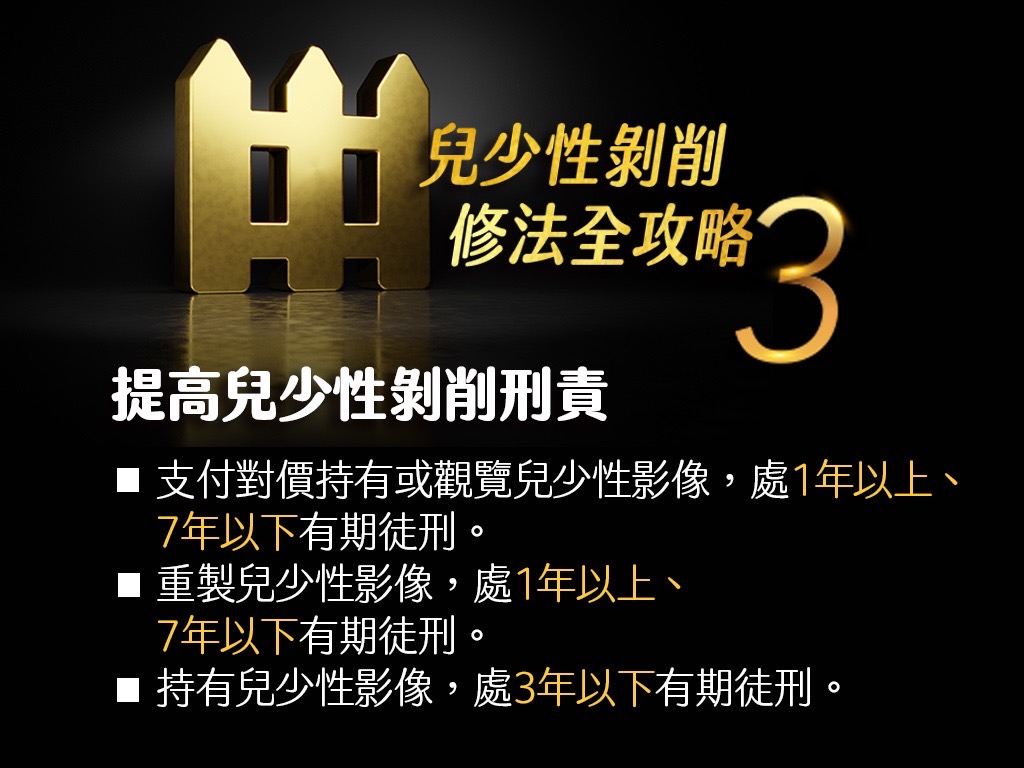 兒少性剝削修法重點懶人包