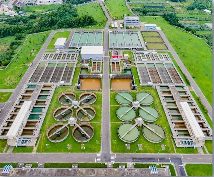 湖山淨水場 沉澱設備